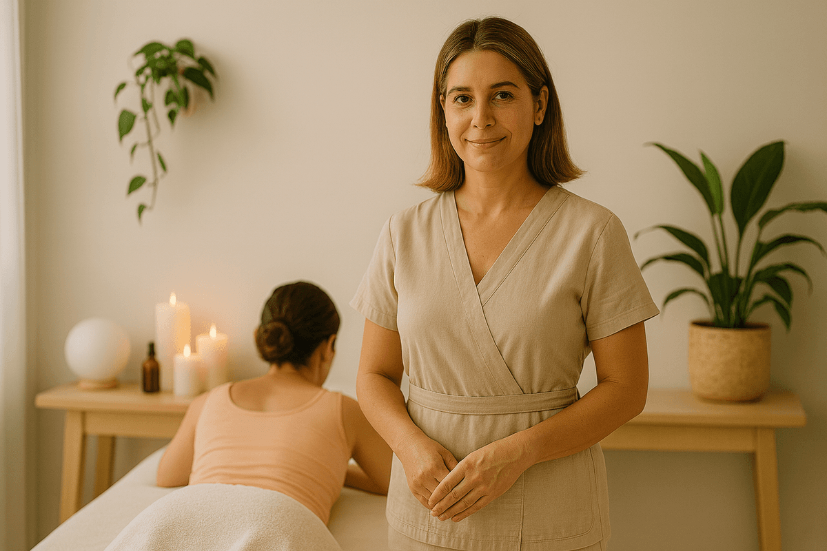 Sistema de turnos para bienestar masajes