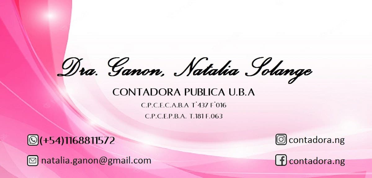 Estudio Contable NG - Dra. Ganon, Natalia - MDP