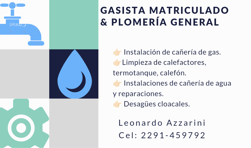 Plomero/ Gasista Azzarini Leonardo